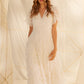 Verity Ruffle V-Neck Gown