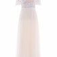 Versailles Ditsy Bodice Ankle Gown