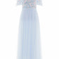 Versailles Ditsy Bodice Ankle Gown