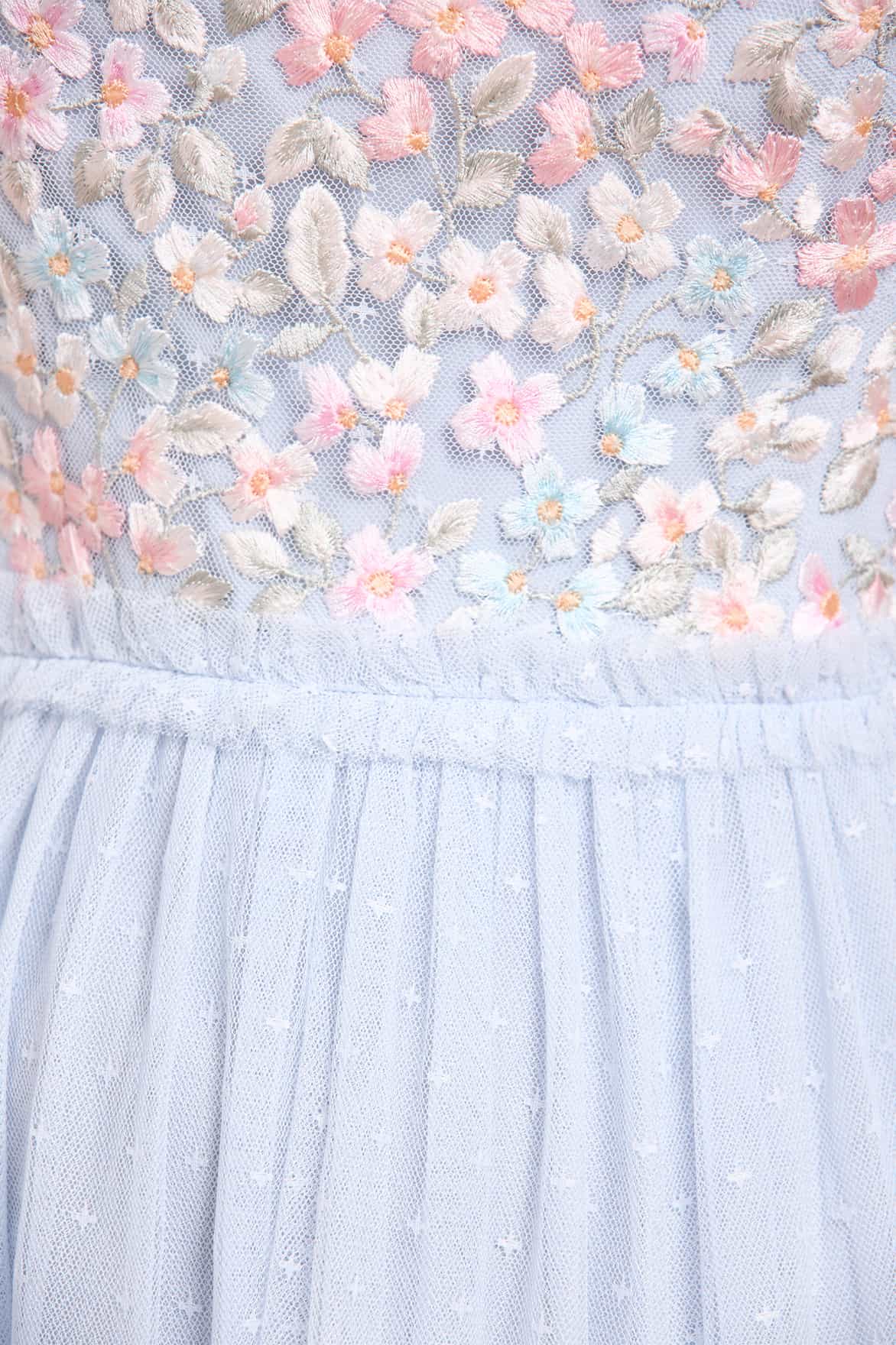Versailles Ditsy Bodice Ankle Gown
