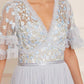 Wildflower Ditsy Bodice Ankle Gown