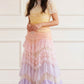 Wild Rose Ombre Short Sleeve Gown