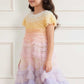 Wild Rose Ombre Kids Dress