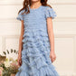 Wild Rose Ruffle Kids Dress