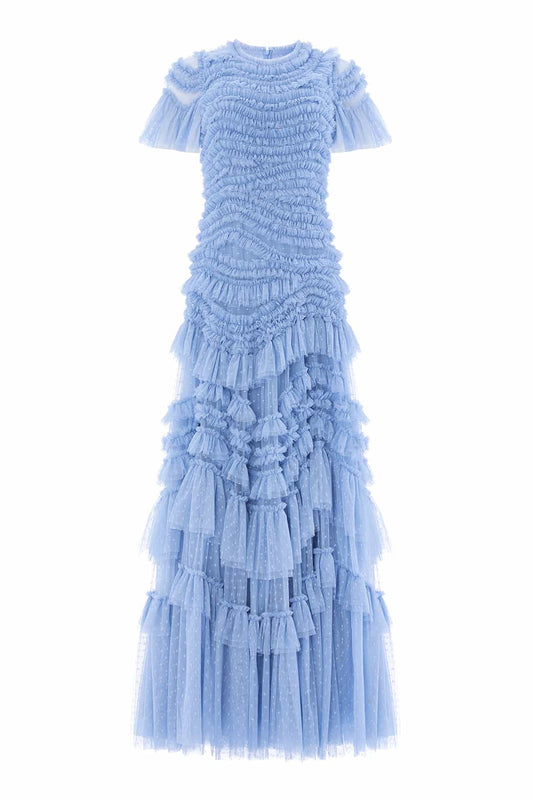 Wild Rose Short Sleeve Gown