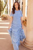Wild Rose Short Sleeve Gown