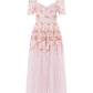 Wisteria Dot Short Sleeve Ballerina Dress