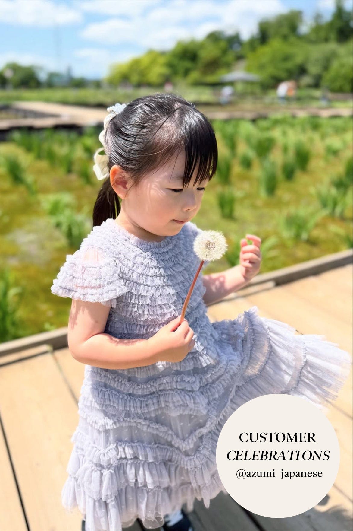 Wild Rose Ruffle Kids Dress